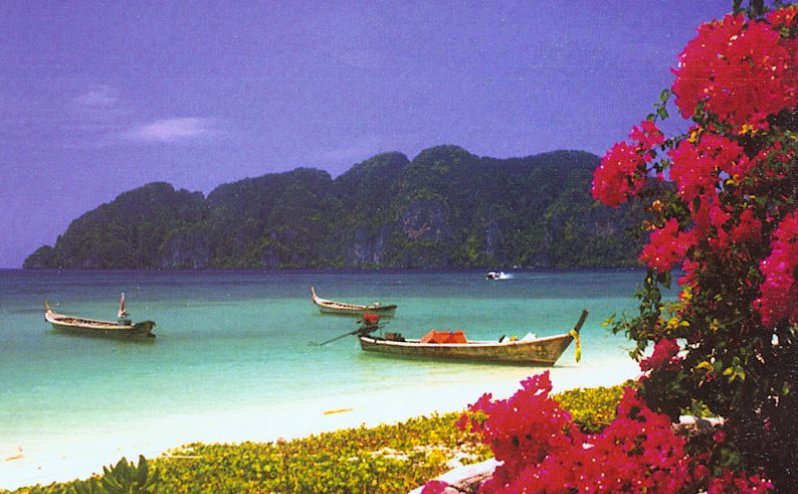 Beach on Ko Phuket in Southern Thailand
