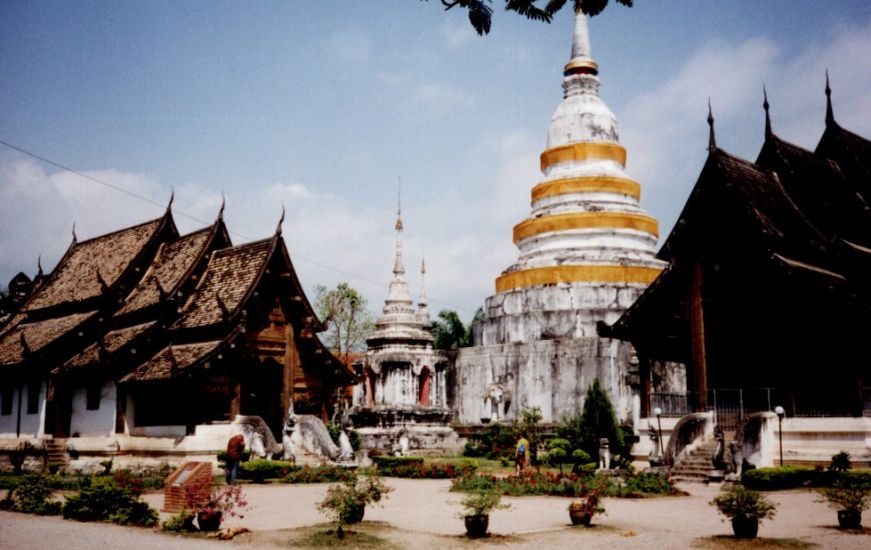 Temple complex in Chiang Mai