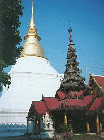 Wat Phra Kaew Don Tao, Burmese style temple, at Lampang