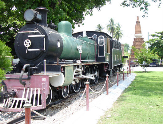 Old Steam Locomotives in Thailand
