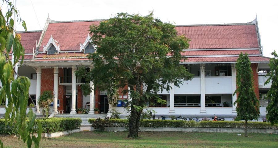 The Old City Hall in Prachuap Khiri Khan in Prachuap Khiri Khan in Southern Thailand