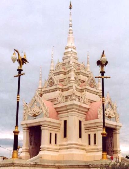 Wat Pratat Chaiya at Surat Thani in Southern Thailand