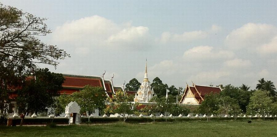 Wat Pratat Chaiya at Surat Thani in Southern Thailand