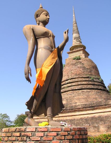 Standing Buddha at Sukhothai