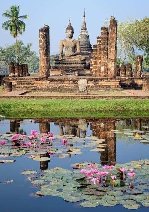 Sukhothai Historical Park in Northern Thailand