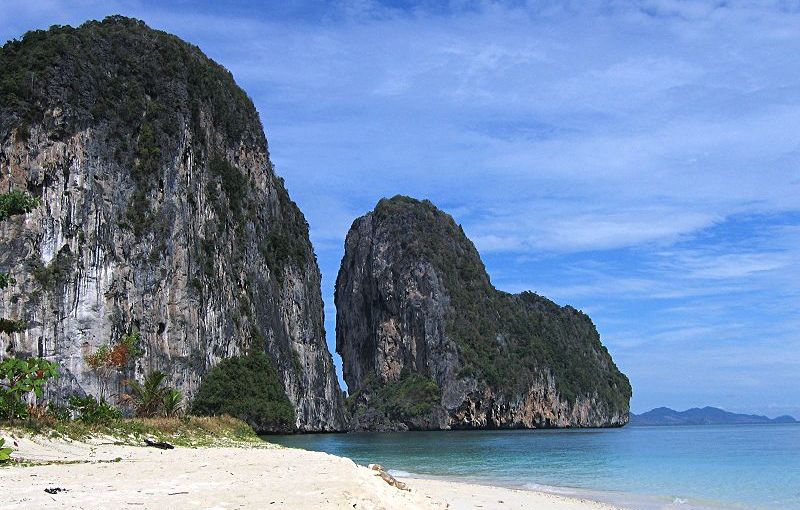 Limestone outcrops at Lao Liang in Trang province in Southern Thailand