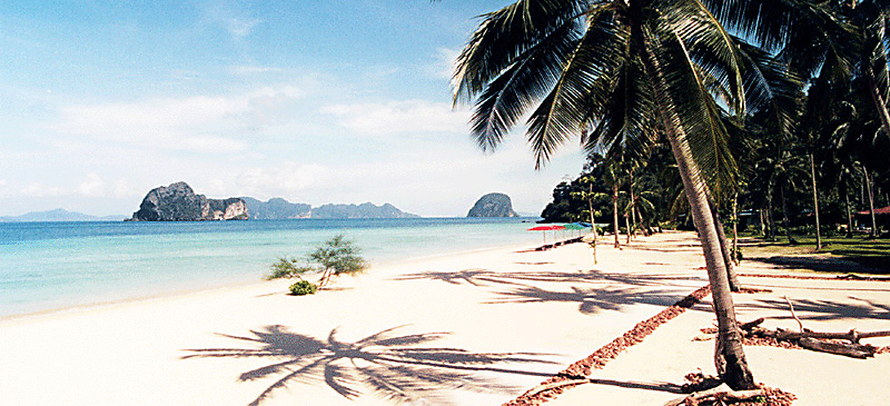 Beach on Ko Ngai in Trang province in Southern Thailand