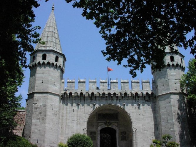 Topkapi Palace in Istanbul in Turkey