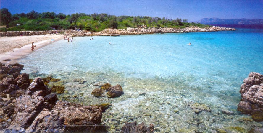 Cleopatra Beach at Marmaris on the Aegean Coast of Turkey