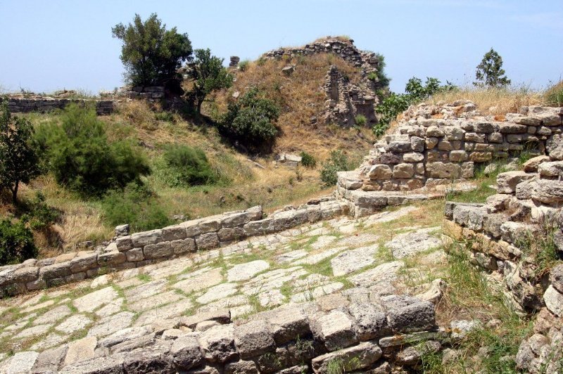 Ancient Ruins at Troy in Turkey