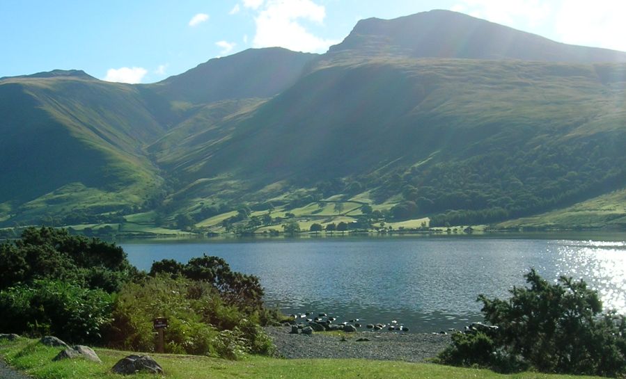 Scafell Pike from Wastwater in the Lake District