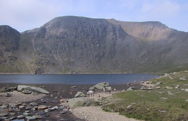 Helvellyn from Red Tarn