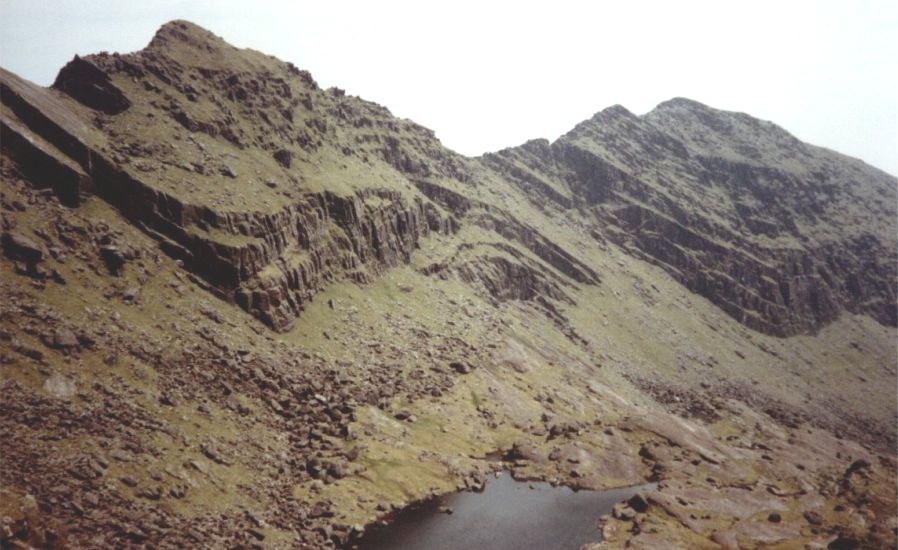 The East ( Faha ) Ridge of Brandon Mountain in the Dingle Peninsula of County Kerry in SW Ireland
