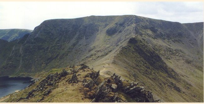 Helvellyn - the third highest peak in the Lake District and England