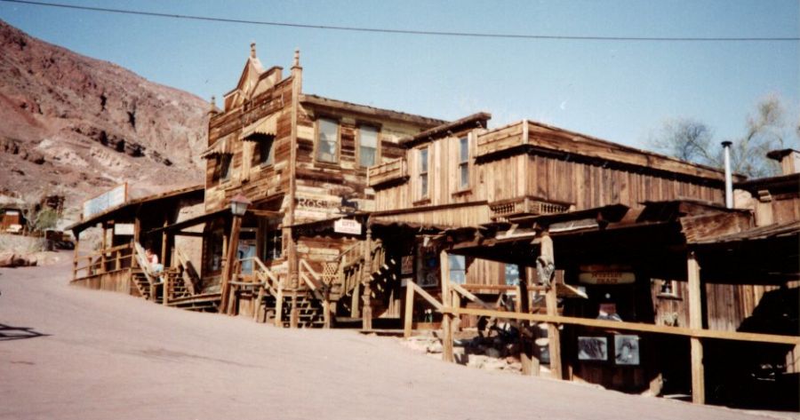 Main street in Calico Ghost Town