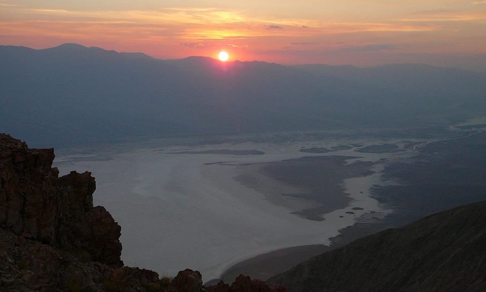 Sunset at Death Valley from Dante's View
