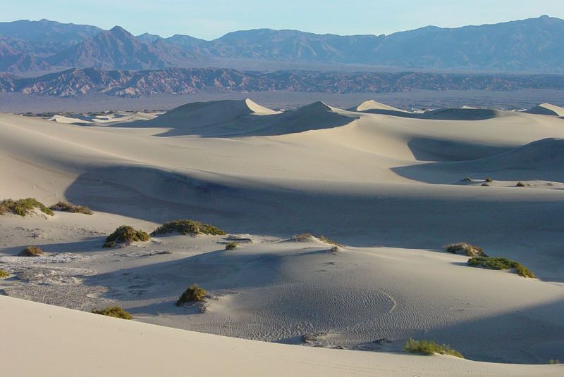 Sand Dunes at Stovepipe Wells in Death Valley