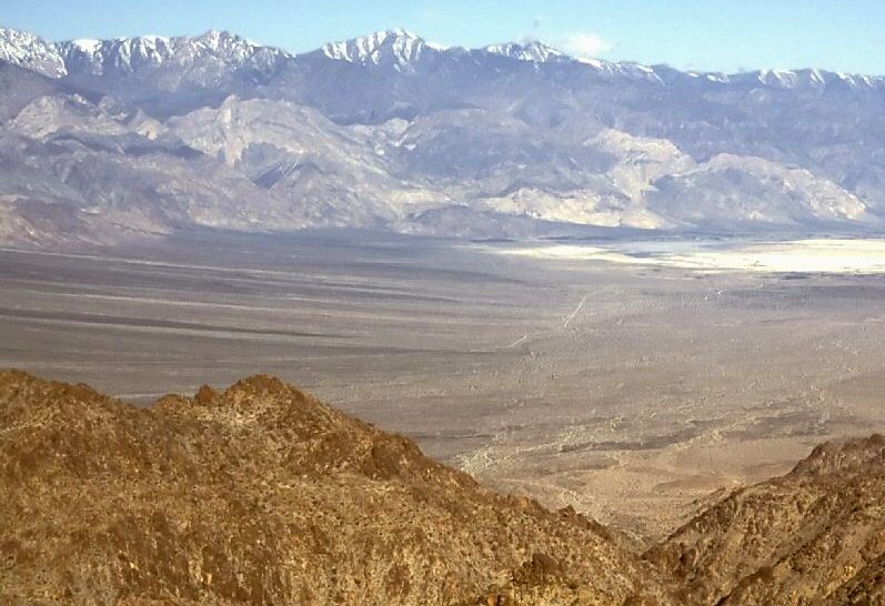 Telescope Peak above Death Valley