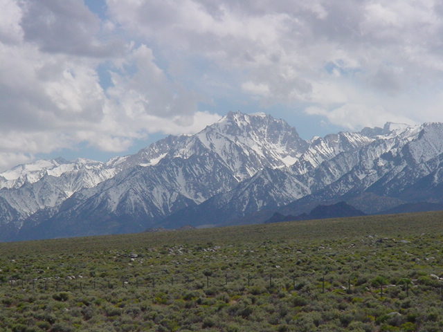 North Face of Mount Williamson in the Sierra Nevada of California