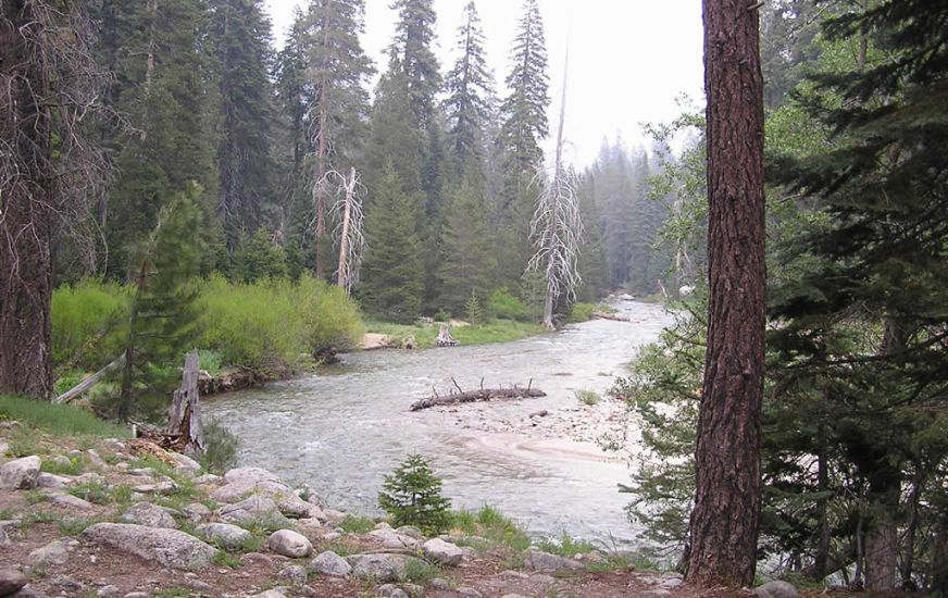 Kaweah River in the Sierra Nevada of Sequoia National Park