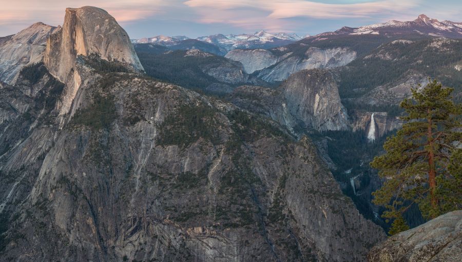 Half Dome in Yosemite Valley National Park in California