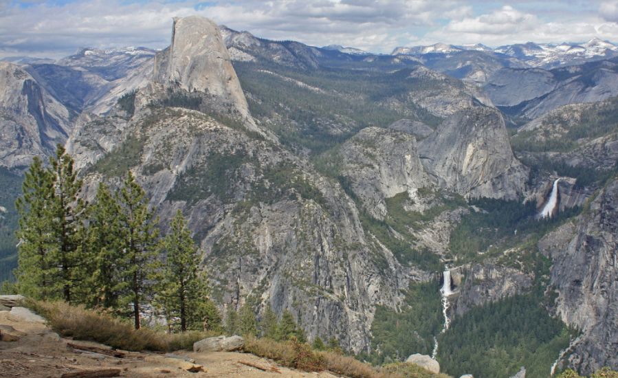 Half Dome in Yosemite Valley National Park in California