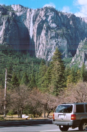 Ribbon Falls in Yosemite Valley, California, USA