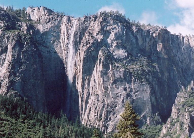 Ribbon Falls in Yosemite Valley, California, USA