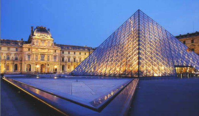 Louvre in Paris by Ciprian Curca