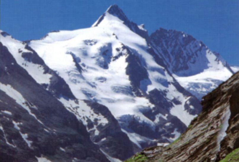 Gross Glockner 3798m in the Austrian Tyrol - the highest peak in Austria