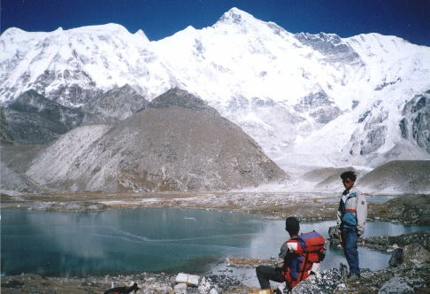Mt. Cho Oyu from Khumbu Panch Pokhari