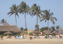 Kololi Beach in The Gambia, West Africa