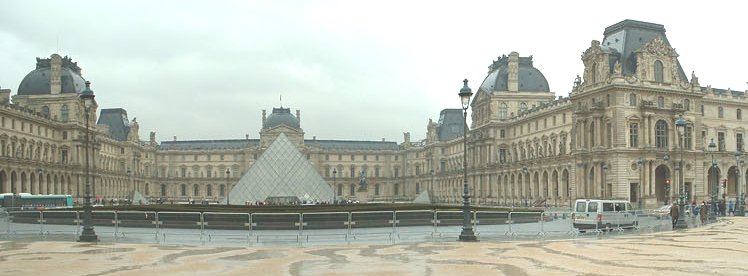 The Louvre Museum ( Muse du Louvre ) and Art Gallery in Paris