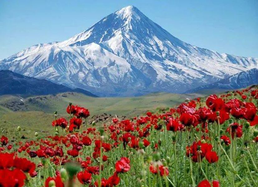 Mount Damavand - highest mountain in Iran