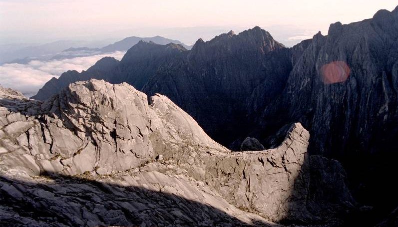 Mount Kinabalu ( 4101 metres ) in Sabah, East Malaysia - the highest mountain in SE Asia