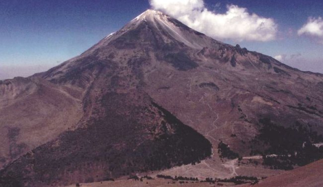 Pico de Orizaba ( Citlaltepetl ) - 5610 metres - highest mountain in Mexico 