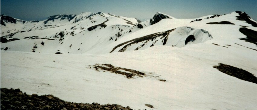 Summit plateau of Mt. Uladag ( Mount Olympus ) in Turkey