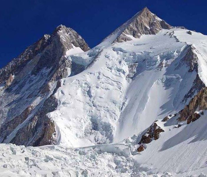 The Eight Thousanders - Gasherbrum II ( 8035 metres ) in the Karakorum Mountains of Pakistan - the world's thirteenth highest mountain