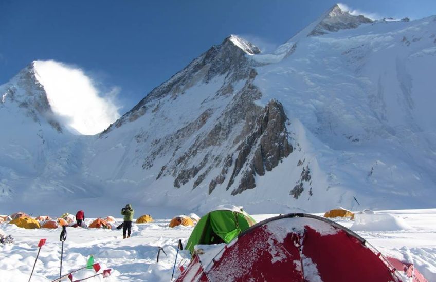 Base Camp for Gasherbrum II