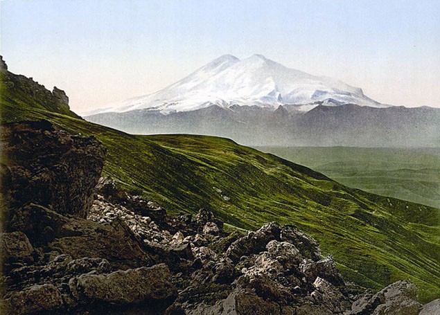 View of Elbrus from Kislovodsk