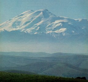 Elbrus - the highest mountain in Europe and the Caucasus