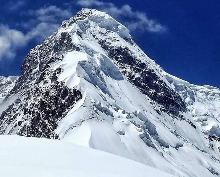 Summit of K2 in Pakistan - the world's second highest mountain