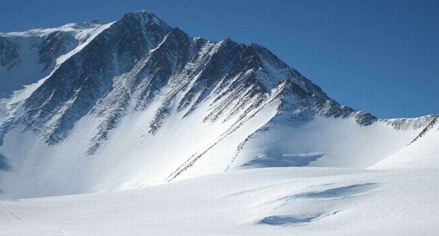 Vinson Massif ( 4897 metres, 16066 feet ) - the highest mountain on the continent of Antarctica