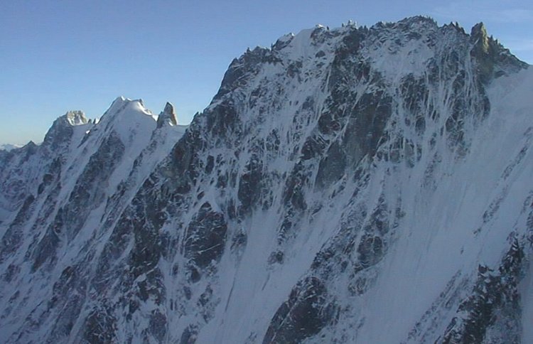 Les Droites ( 4000 metres ) in the Mont Blanc Massif