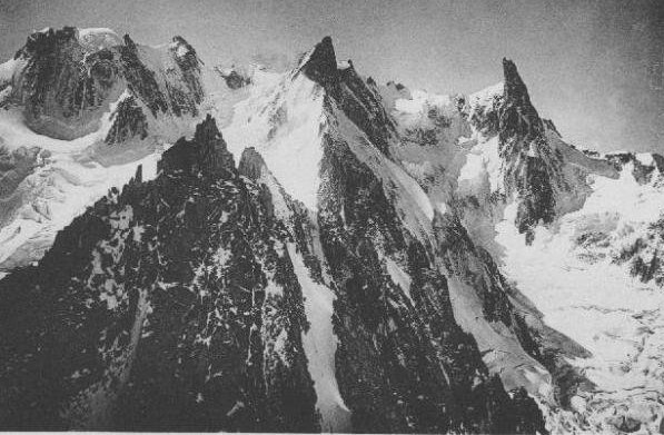 Dom de Rochefort ( 4015 metres ) in the Mont Blanc Massif