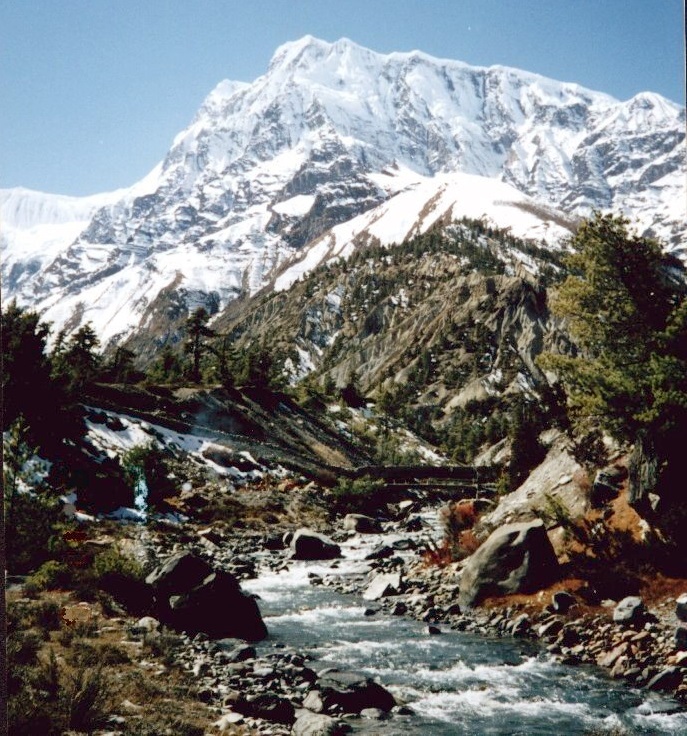 Annapurna III from Manang Valley