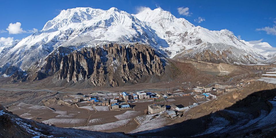 Annapurna III and Gangapurna above Manang Village