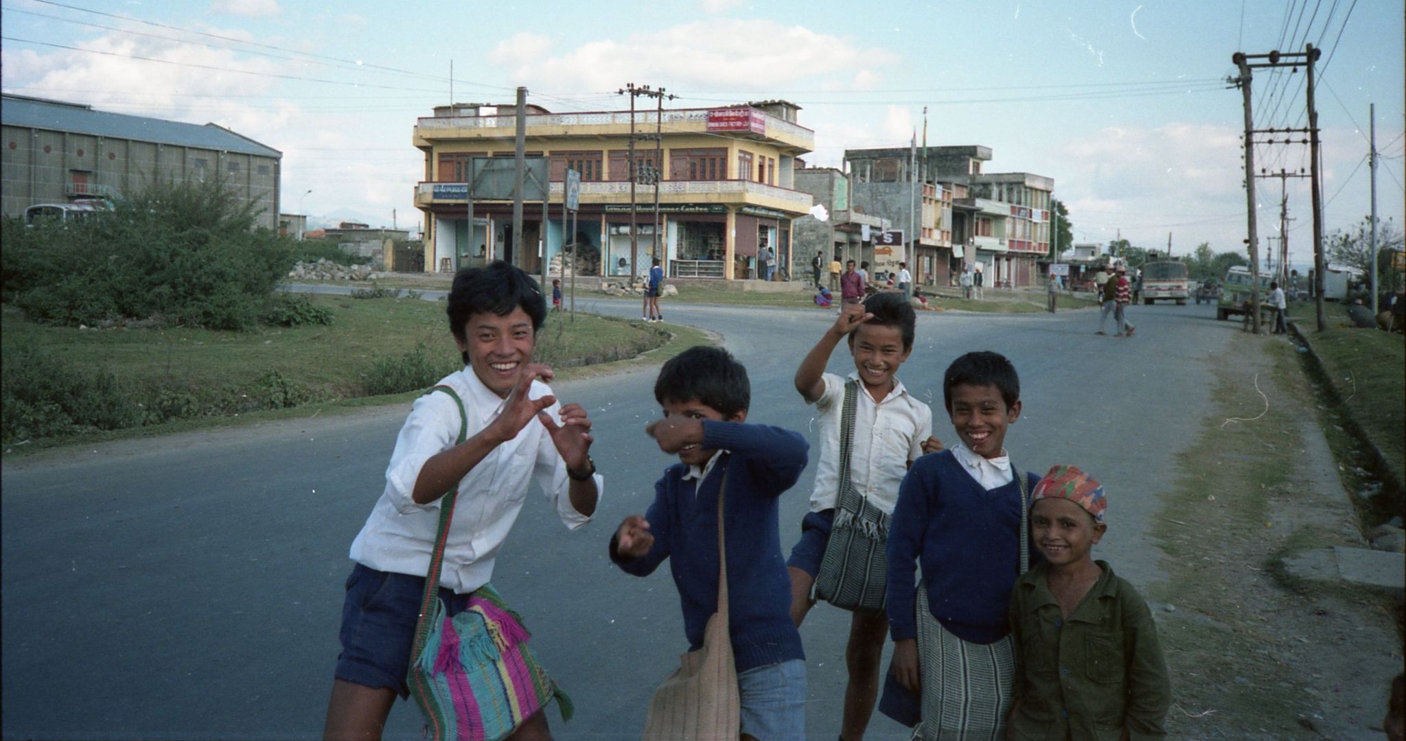Nepalese Schoolboys in Pokhara