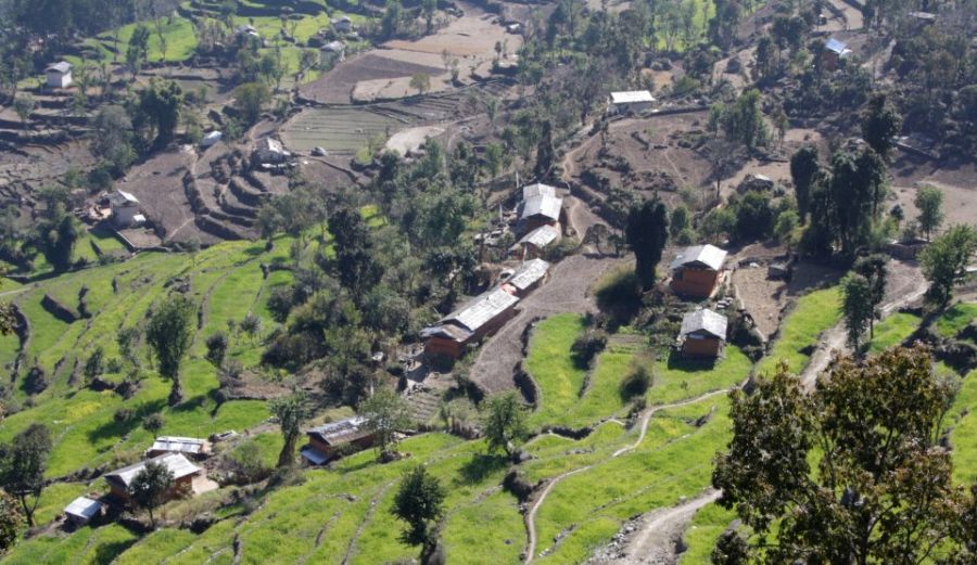 Terraced Hillsides around Bung