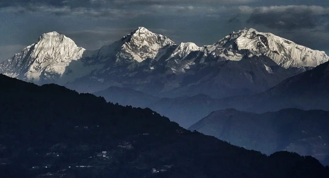 Ganesh IV / Pabil ( 7104m ), Ganesh III / Salasungo ( 7043m ), Ganesh I / Yangra Kangri ( 7422m ) in Ganesh Himal